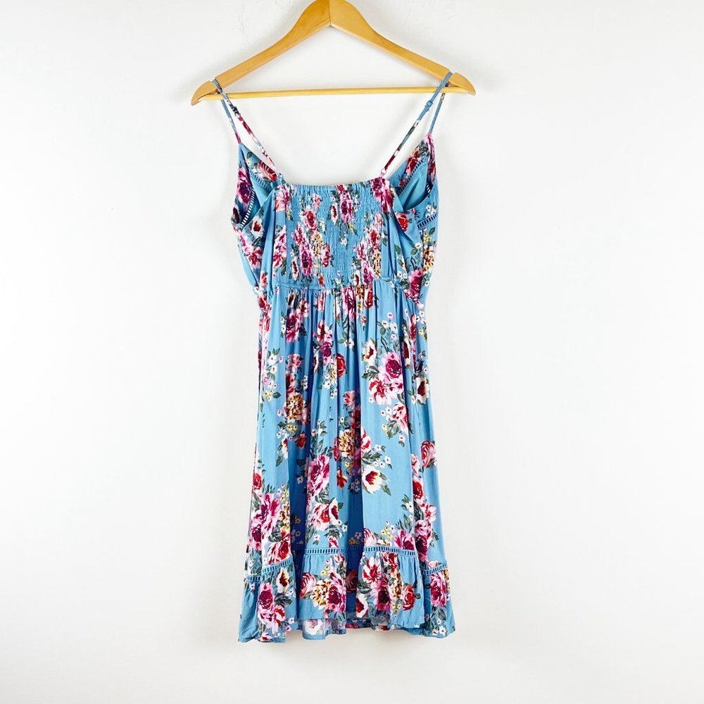 2/$20 BOG Collective Floral Wrap Dress Small - Picture 4 of 5